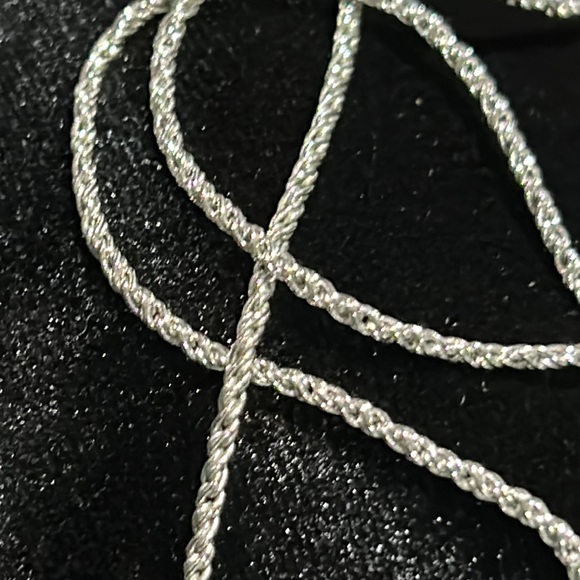 #21 Vintage Nolan Miller Pendant, Green & Clear Crystal Pendant,Silver 18" Chain - Picture 7 of 10